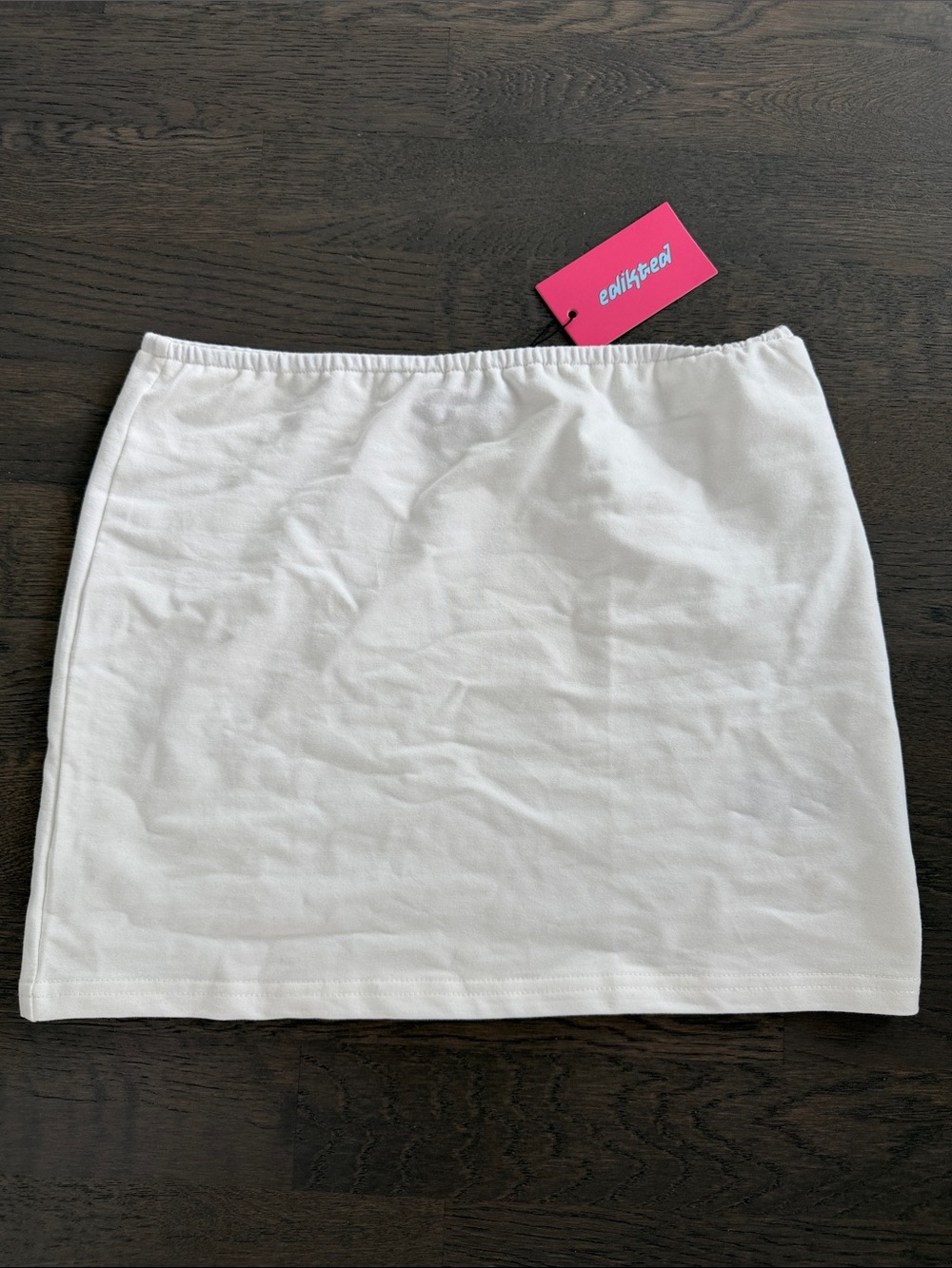 Edikted White Mini Skirt